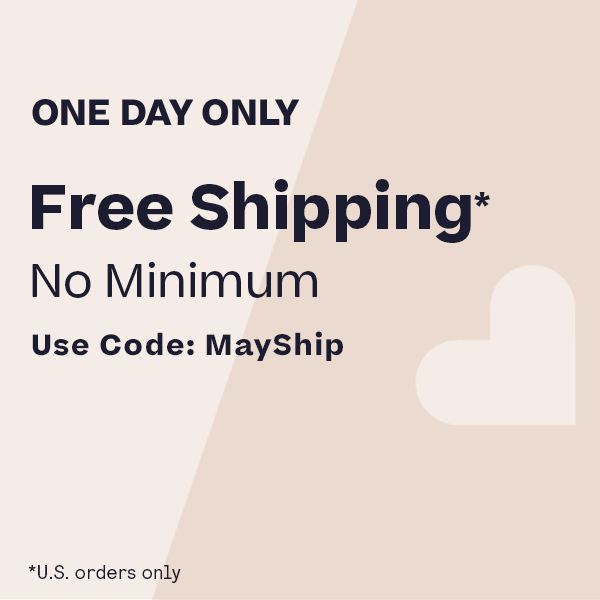Shop Free U.S. Shipping No Minimum One Day Only Code MayShip