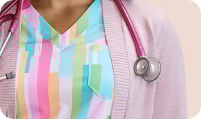 Print SCrub Tops