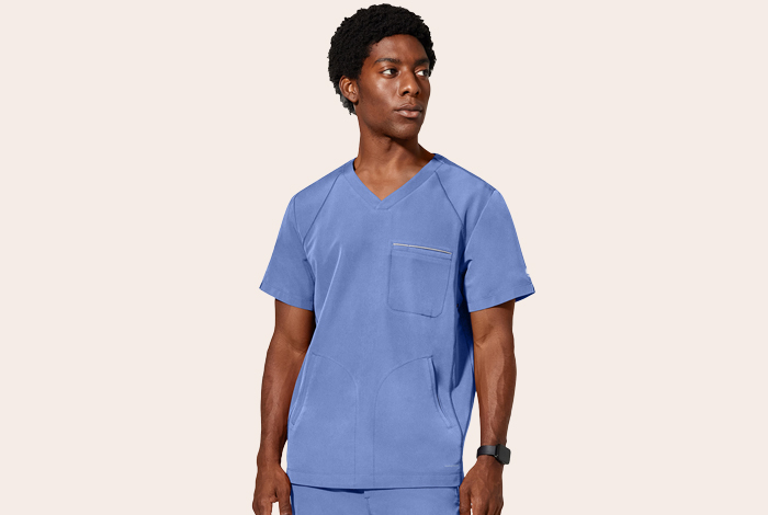 Men's Steven V-Neck Scrub Top