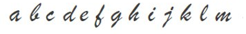 font script