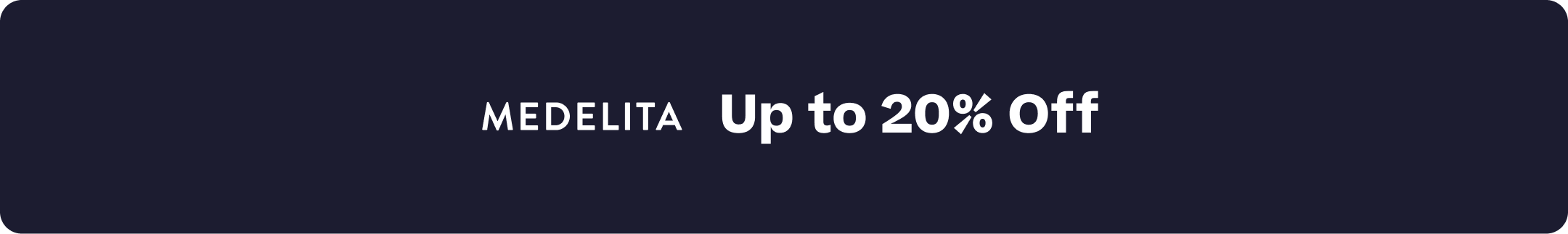 medelita, up to 20% off
