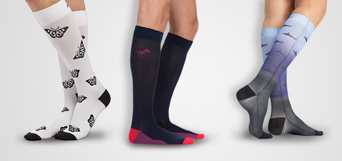 compression socks design for medical professionals