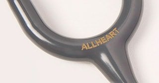 Available exclusively on most 3M Littmann stethoscope models, laser tube engraving won’t wear off.