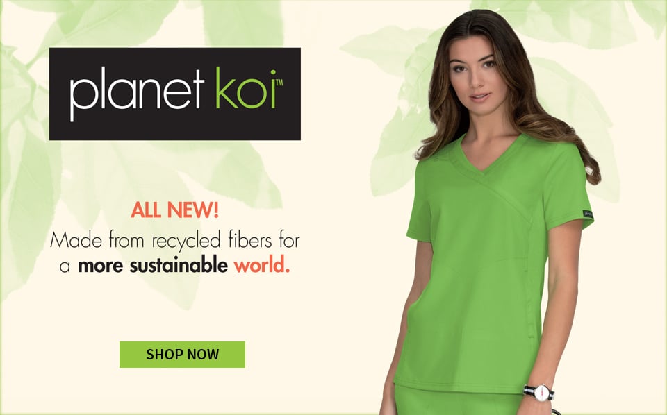 shop planet koi. made from recycled fibers for a more sustainable world.
