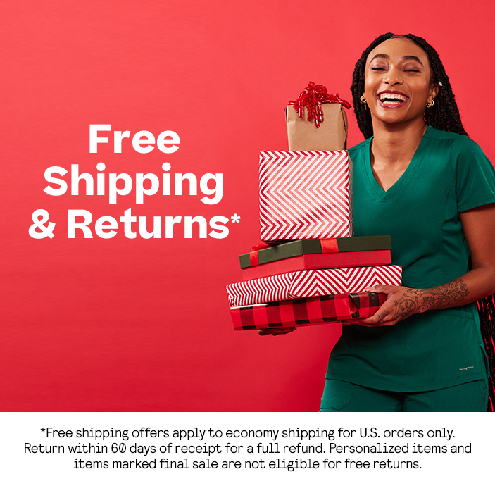 FREE SHIPPING & RETURNS*
ALL MONTH LONG
*Free shipping offer applies to economy shipping for U.S. orders only. Return within 60 days of receipt for a full refund. Personalized items and items marked final sale are not eligible for free returns.