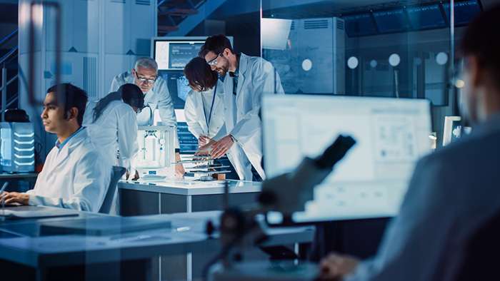 scientists wearing lab coats for men