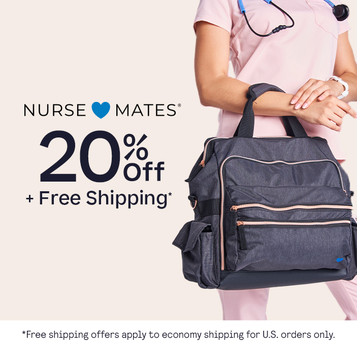 Nurse Mates 20% Off 
+ Free Shipping*
*Exclusions apply.