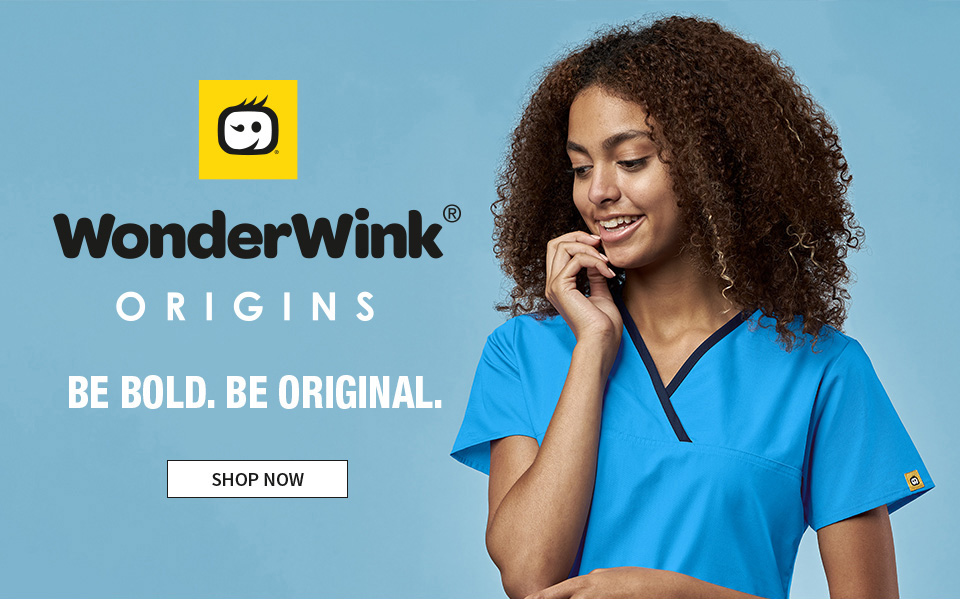 shop origins by wonderwink. be bold. be original.