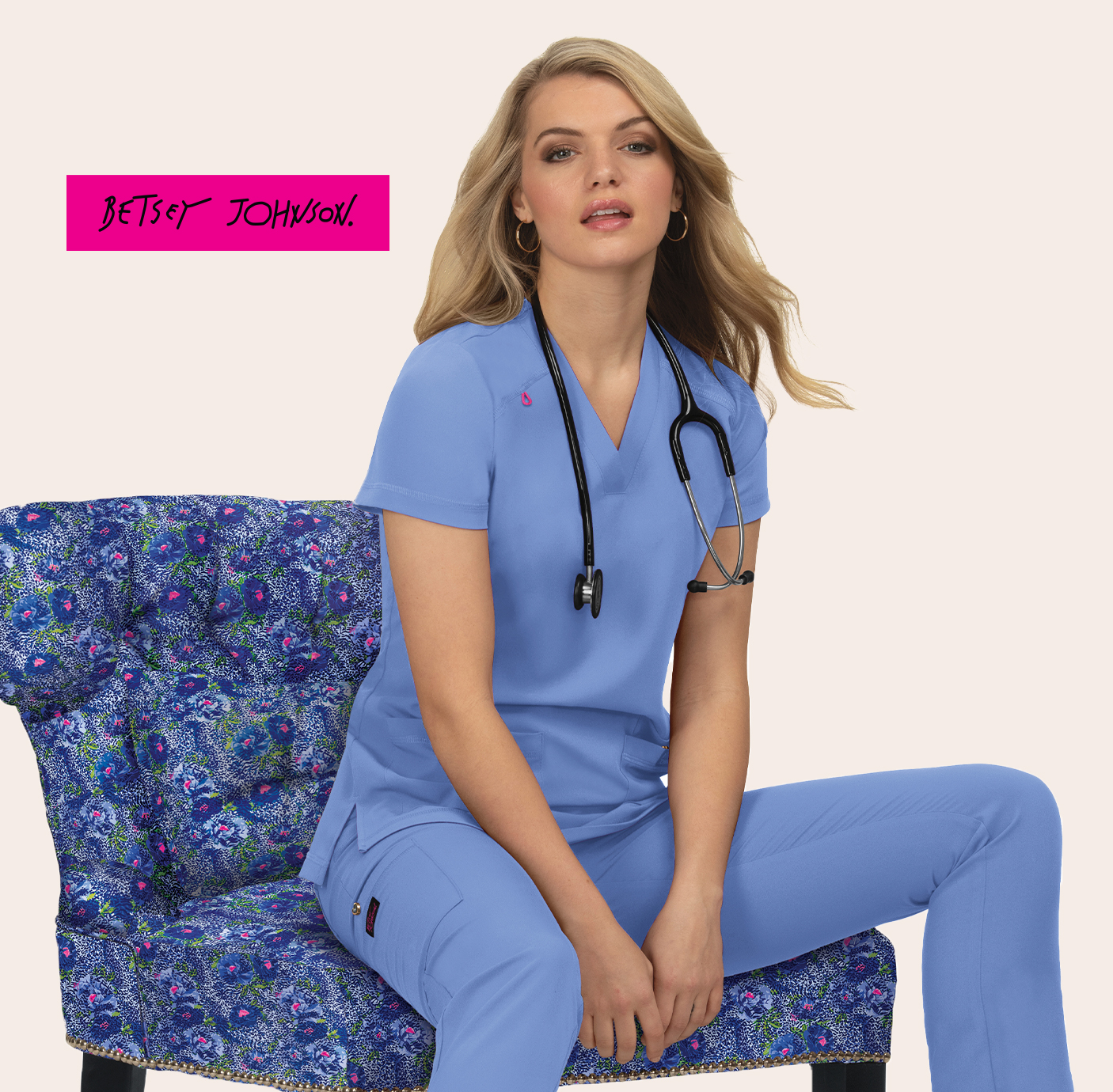 Betsey Johnson by koi Nursing Scrubs