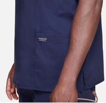 Cherokee Men's V-Neck Utility Solid Scrub Top