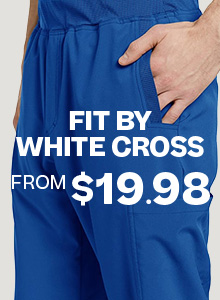 View our selection of Fit by White Cross scrubs