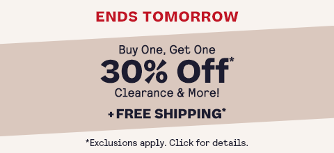 Shop BOGO 30% off* + Free Shipping Code: SEPBOGO Ends Tomorrow
*Exclusions apply. Click for details.