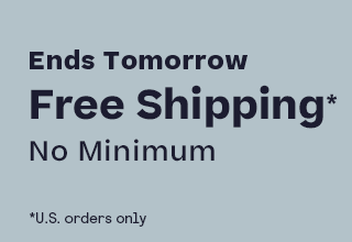 Ends Tomorrow Free U.S. Shipping No Minimum Code 8FREESHIP