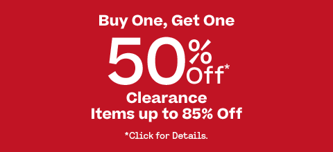 Shop Two Days Left: Buy One, Get One 50% Off Clearance  (No Code Needed)
