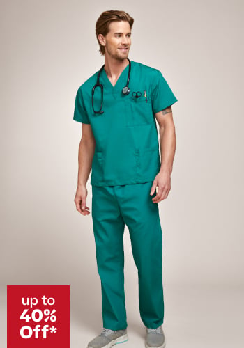 shop men's scrubs up to 40% off