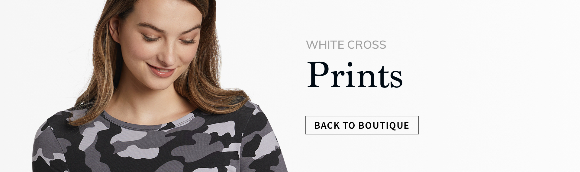 viewing white cross prints. click to go back to boutique.