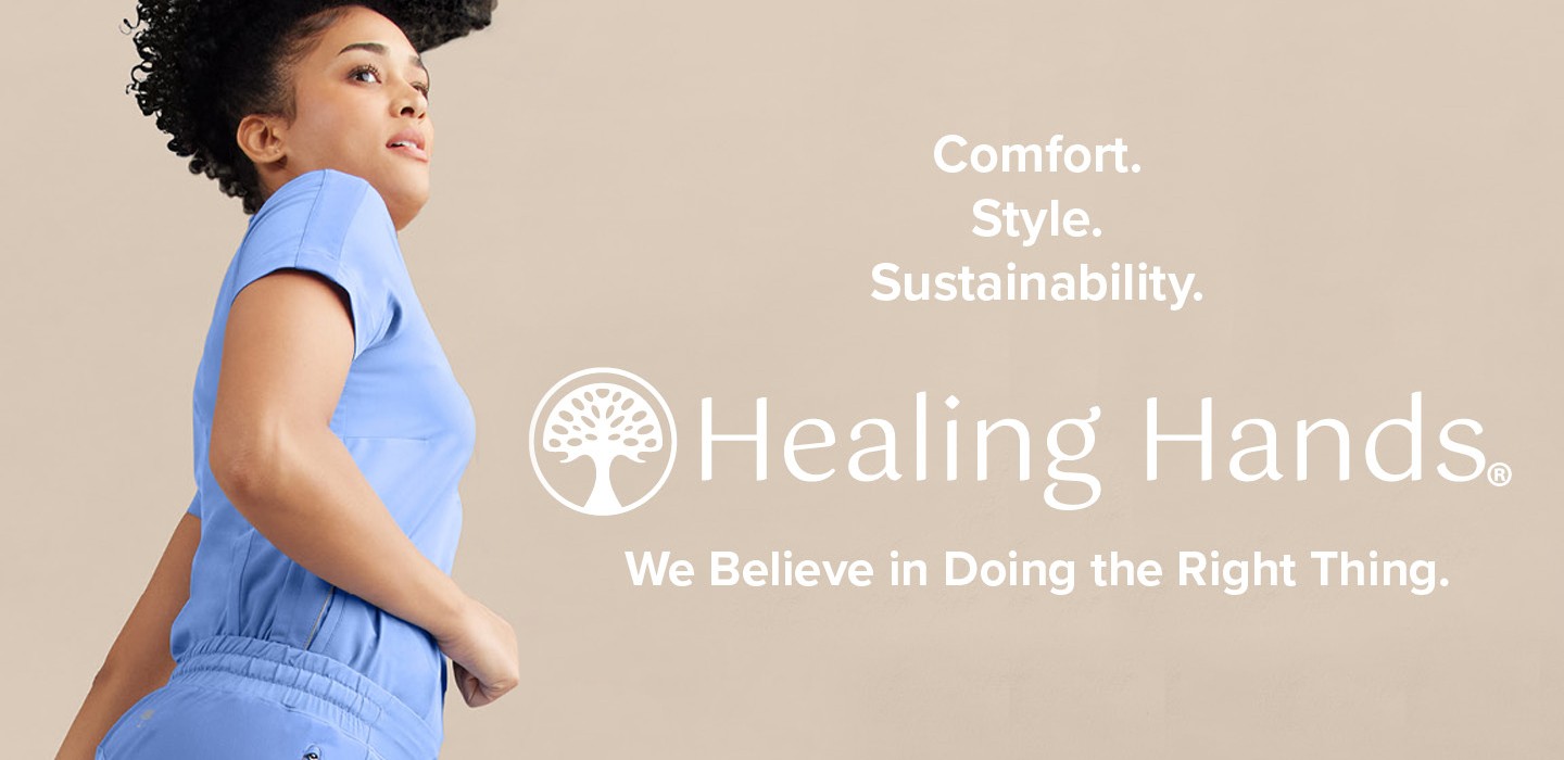 comfort. style. sustainability. shop the healing hands brand. we believe in doing the right thing.