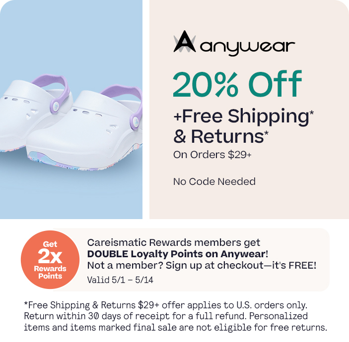 Anywear Shoes, Nursing Clogs, Footwear u0026 Slip Ons | AllHeart