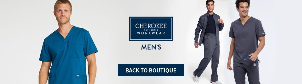 viewing men's cherokee workwear products. click to go back to boutique.