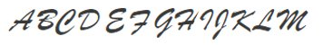 font script