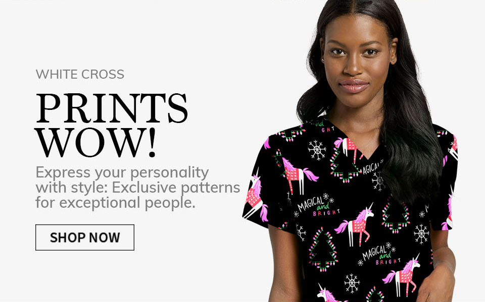 click to shop white cross print tops. Wow!