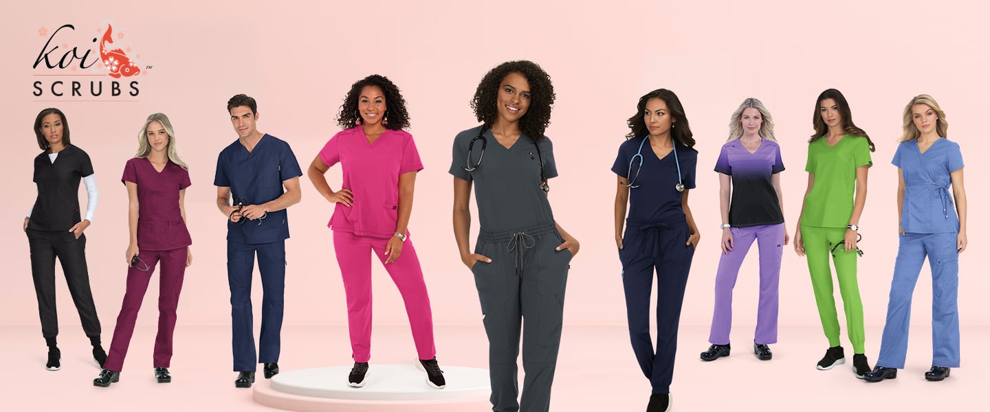 shop koi scrubs