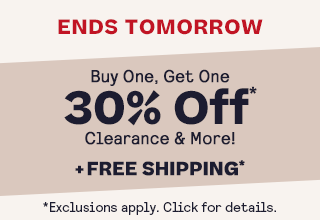 Shop Men BOGO 30% off* + Free Shipping Code: SEPBOGO Ends Tomorrow
*Exclusions apply. Click for details.