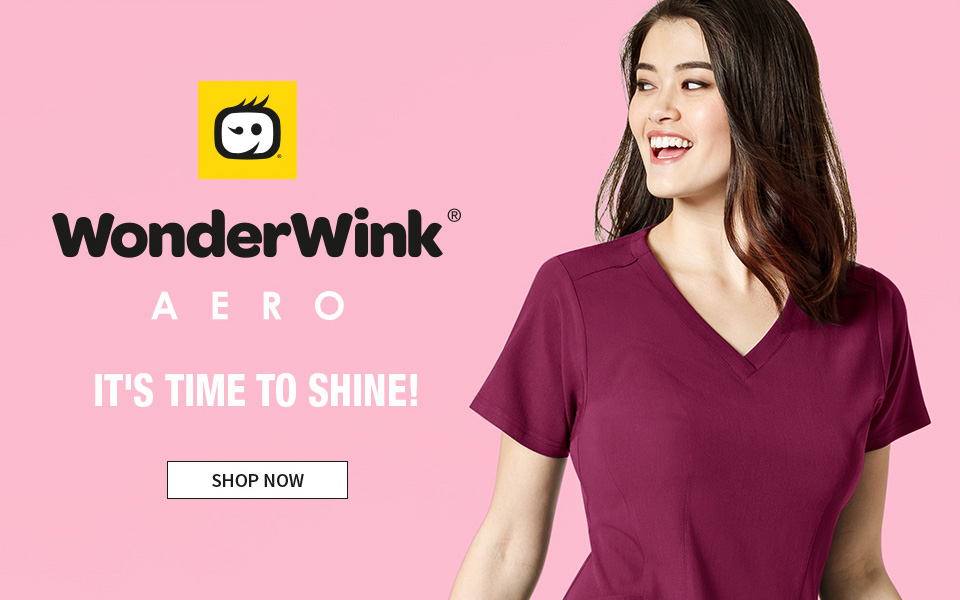 shop aero by wonderwink. it's time to shine.