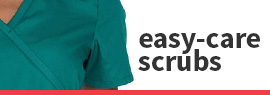 Click to shop our selection of pediatric easy-care scrubs