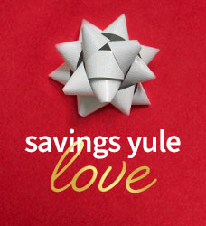 Shop our Holiday Gift Guide - Savings Yule Love