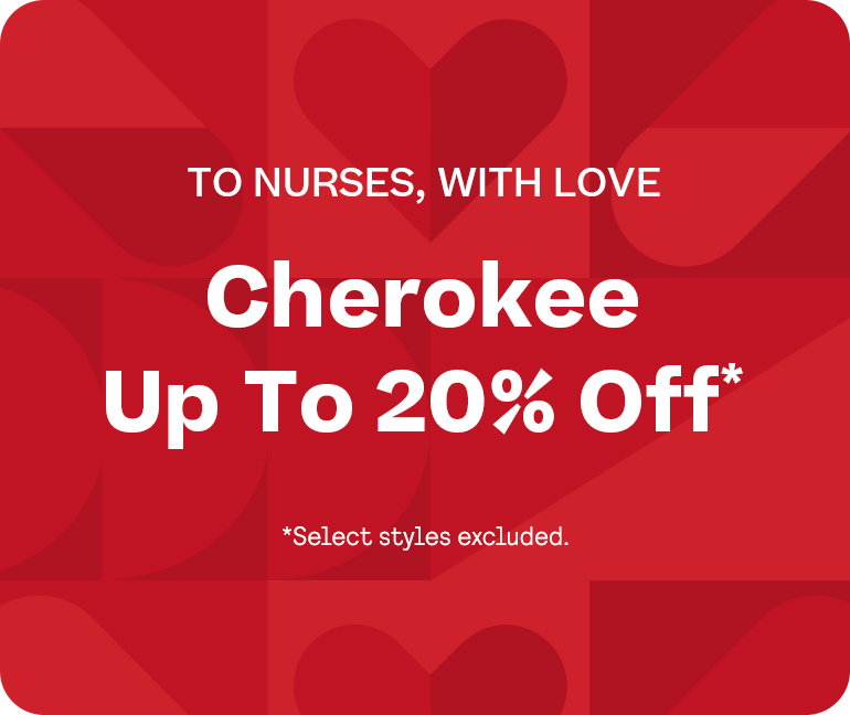 Cherokee up to 20% off *exclusions apply