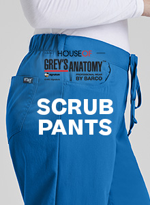 View our selection of Grey's Anatomy scrub pants