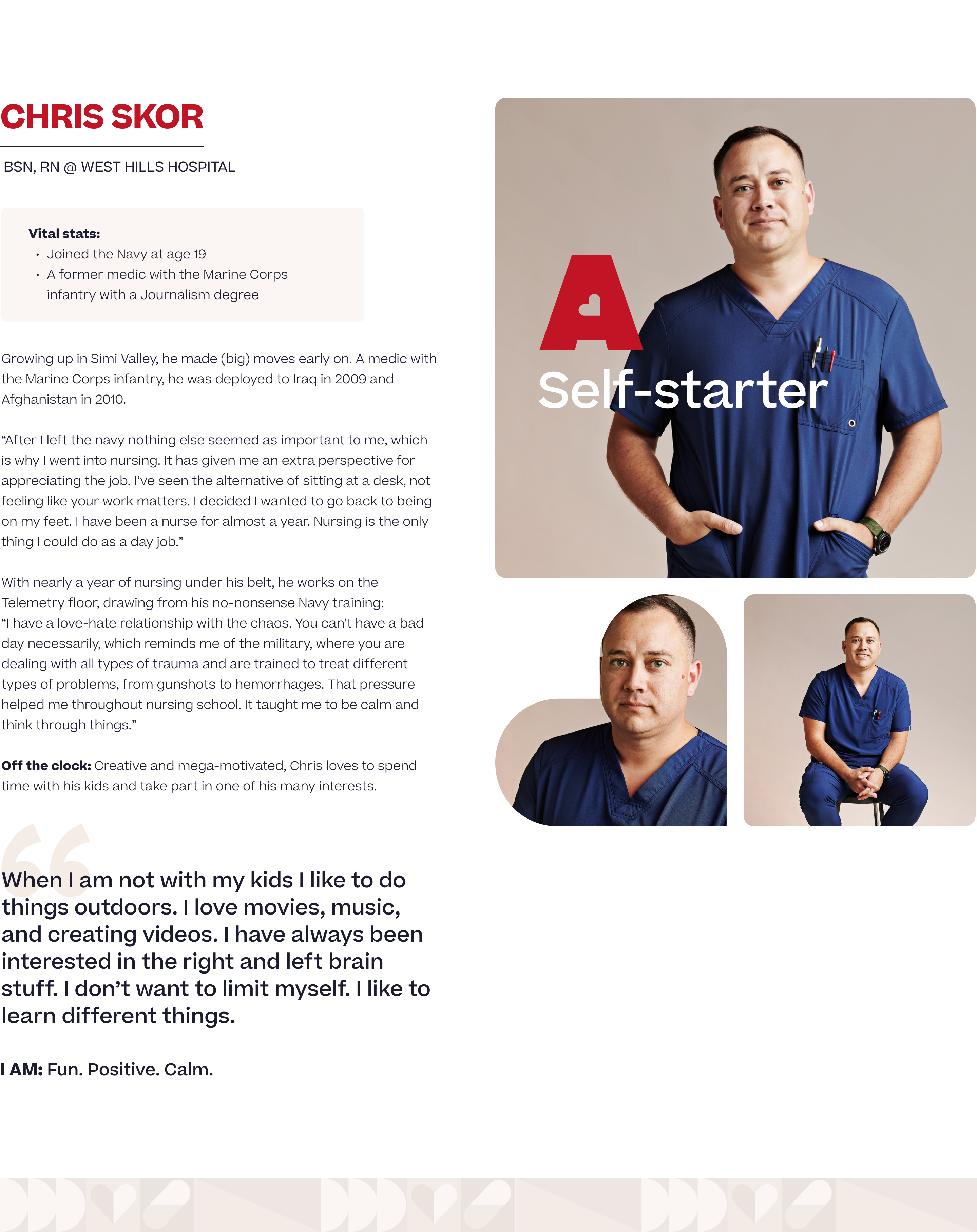 About Chris Skor, BSN, RN at West Hills Hospital.