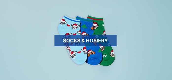 shop socks and hosiery