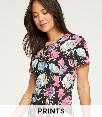 shop inifnity by cherokee women's print products