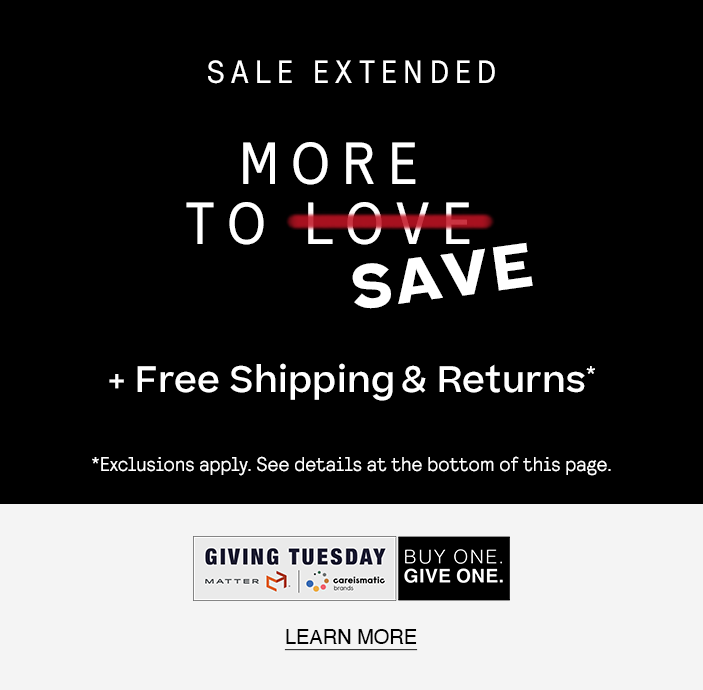 CYBER MONDAY
BEST. SALE. EVER.
40% Off Sitewide*
+ Free Shipping & Returns*
*Exclusions apply. Click for details.