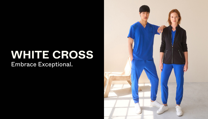shop white cross. embrace exceptional.