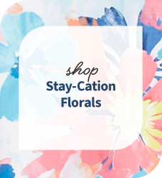 Shop our collection of stay-cation floral scrubs