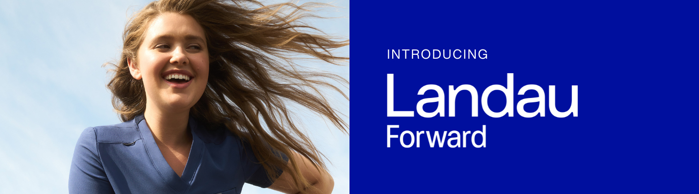 shop the new landau collection, forward.