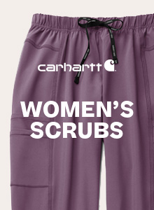 View our selection of Carhartt women's scrubs