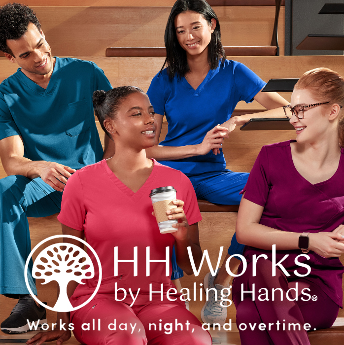 shop hh works by healing hands. works all day, night, and overtime.