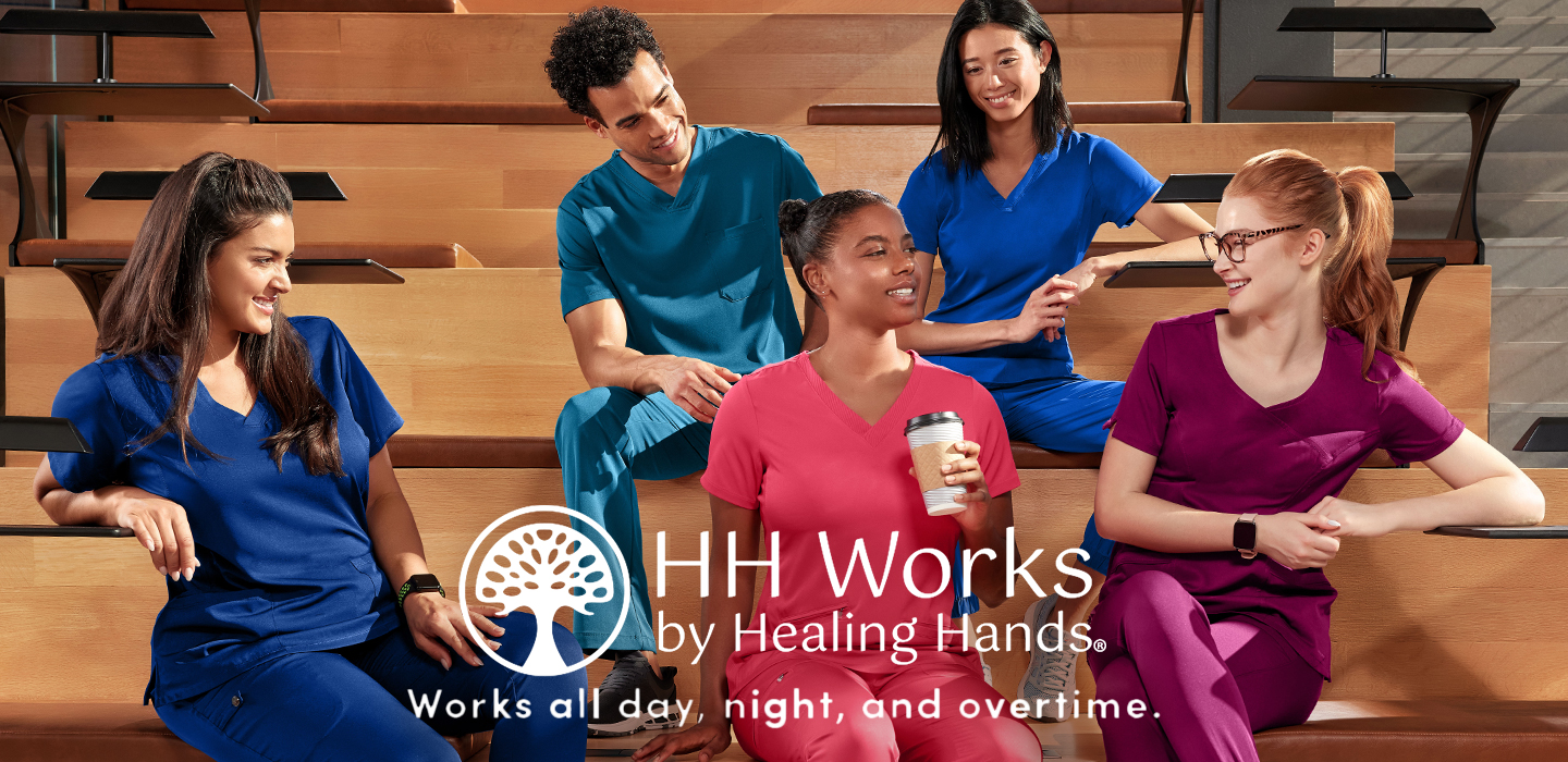 shop hh works by healing hands. works all day, night, and overtime.