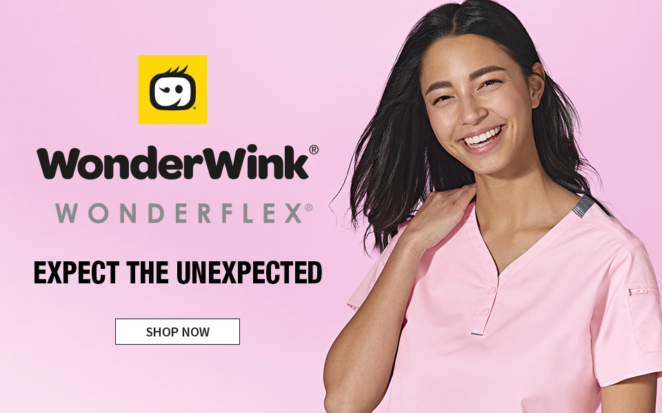 shop wonderflex by wonderwink. expect the unexpected.