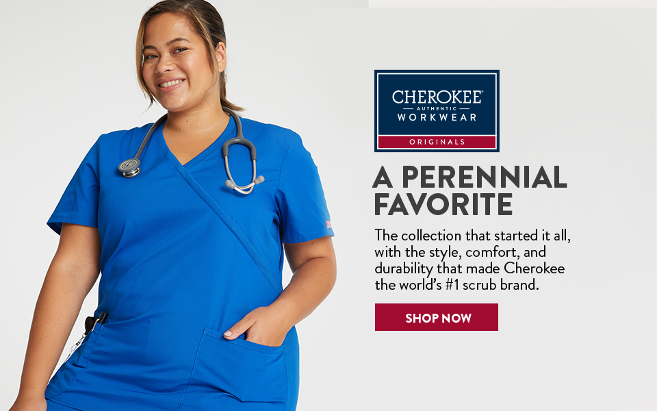 click to shop cherokee workwear originals.