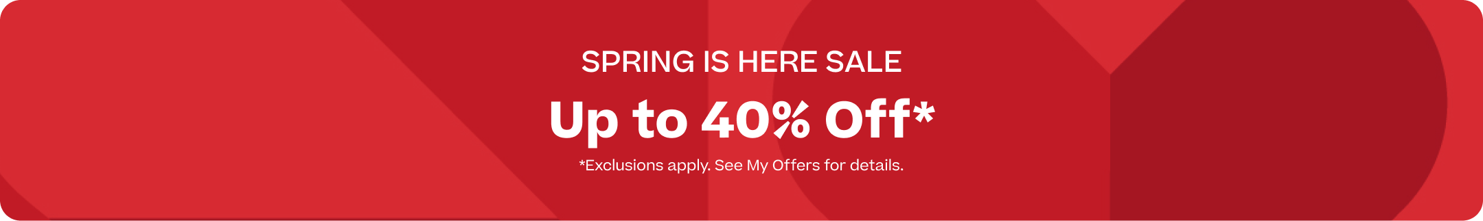 spring is here sale, up to 40% off