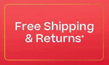 Shop Free Shipping & Returns* 
ALL MONTH LONG
[Shop Now]  
*Exclusions apply. Click for details.