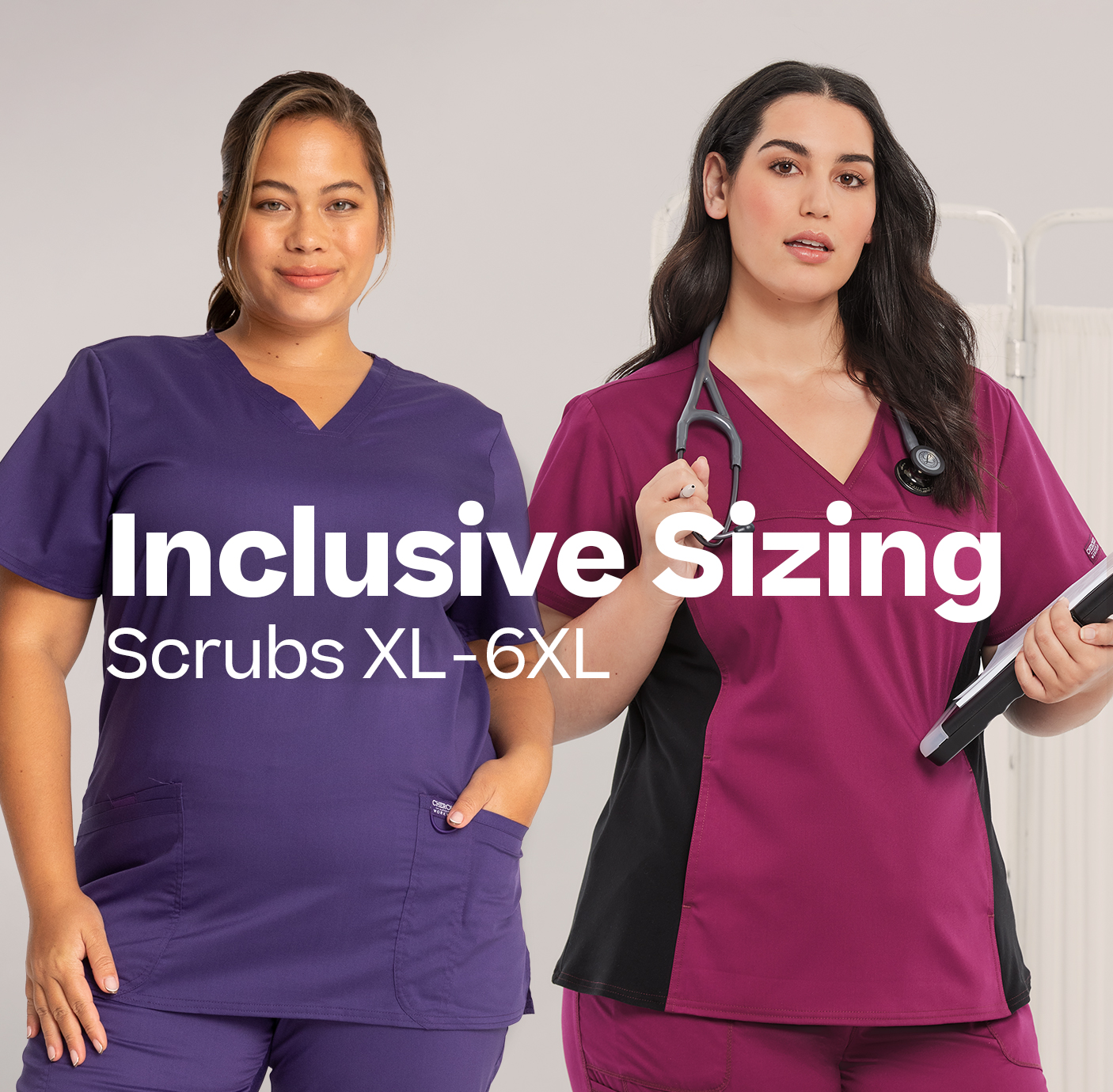 Plus Size Scrubs XL-6XL