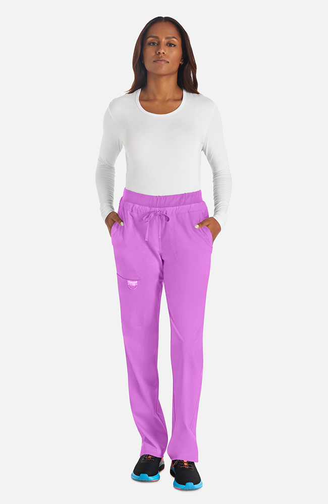 専用 YAECA Tuck Culotte ELDERBERRY liberty Women's Tapered Leg Drawstring Scrub Pant | AllHeart.com