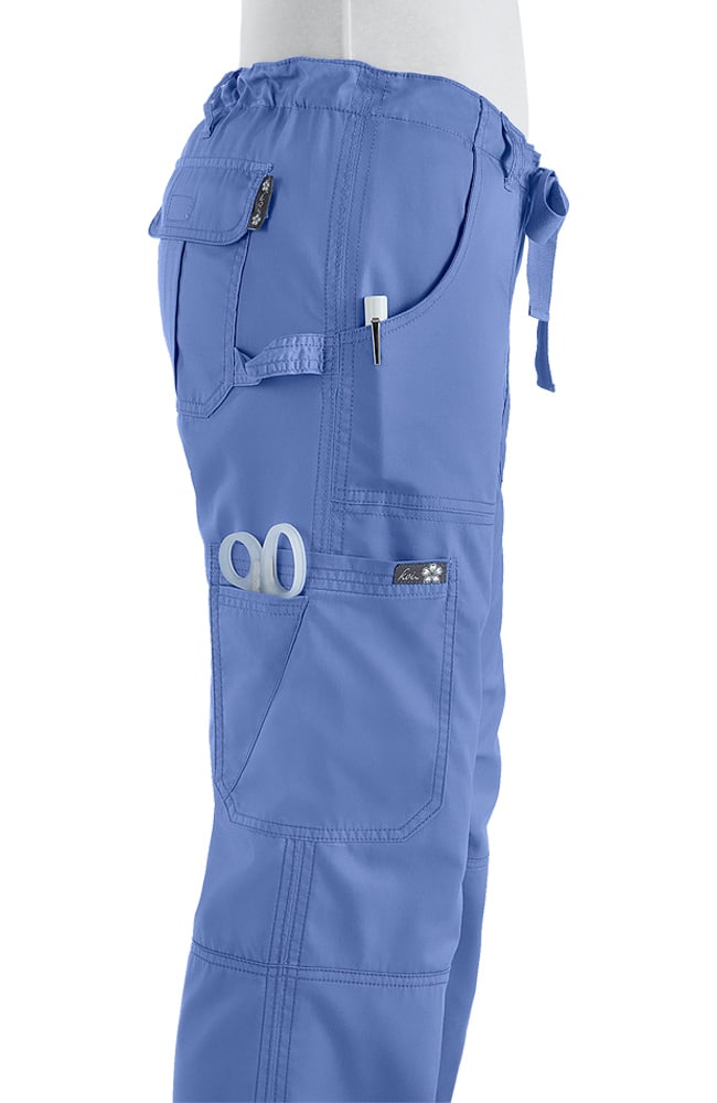 NWT KOI Lindsey Turquoise Scrub Pants Style 701-59 Size XS to 3X 