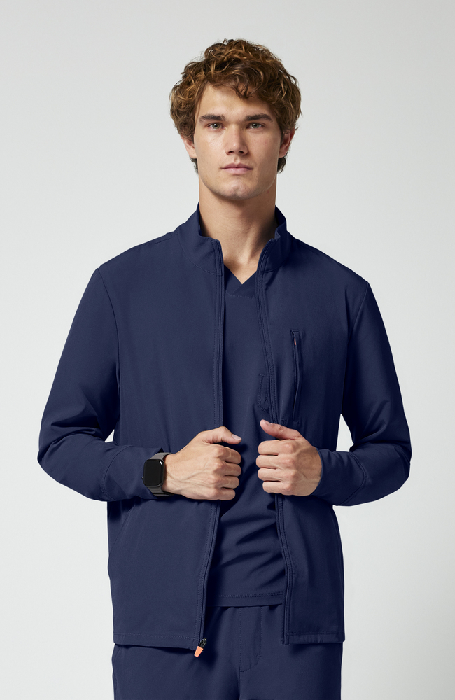 kook まとめ ジャケット Men's Zip Front Scrub Jacket | AllHeart.com